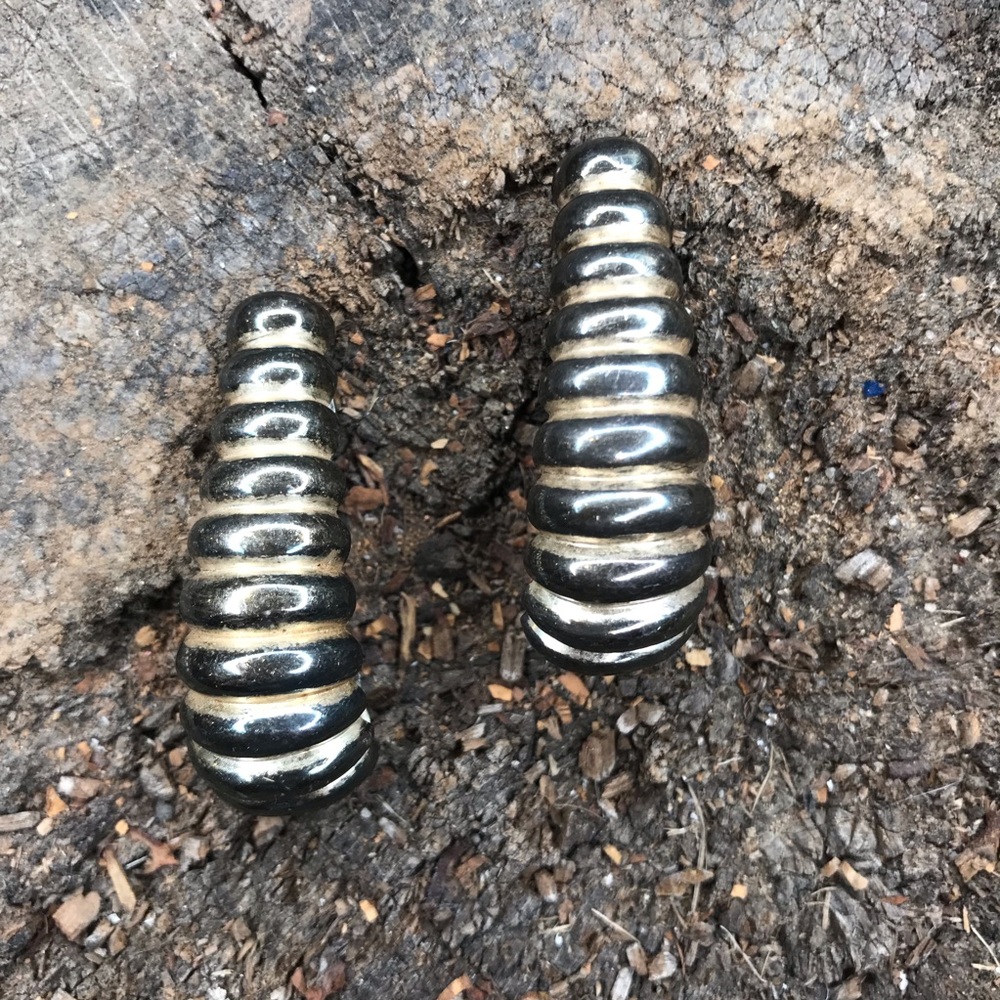 vintage sterling earrings pierced Charles Krypell